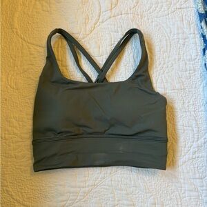 lululemon athletica Cross-Back Sports Bra - Dark Gray